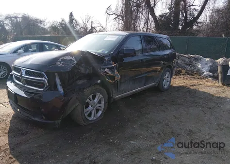 2013 Dodge Durango Sxt from USA, damaged, VIN 1C4RDJAG1DC695722